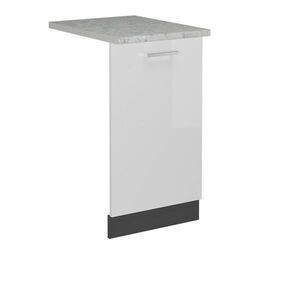 Vicco PREDNÝ PANEL R-Line Biely vysoký lesk 45 cm s pracovnou doskou vyobraziť