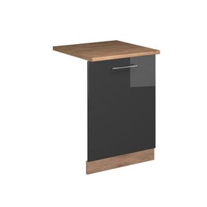 Vicco PREDNÝ PANEL UMÝVAČKY RIADU Fame-Line Antracit vysoký lesk 60 cm , AP Oak vyobraziť