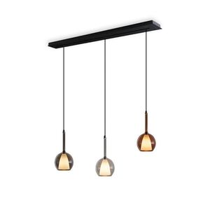 s.luce BELLUNA jedálenský stôl závesné svetlo 3-svetelné 120cm vyobraziť