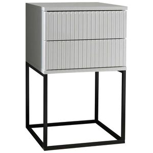 Carryhome NOČNÝ STOLÍK, čierna, biela, 40/65/38, 5 cm vyobraziť