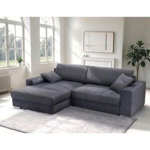 MID.YOU ROHOVÁ SEDAČKA, textil, antracitová vyobraziť