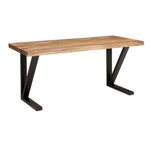 Livetastic PÍSACÍ STÔL, prírodná farba, čierna, 175/76/80 cm vyobraziť