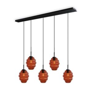s.luce ECHOS jedálenská stolová lampa 5-plameňová 160cm vrchnák Ø 18cm vyobraziť
