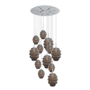 s.luce ECHOS galerijné svetlo 12 plameňov Ø 80cm vrchlík Ø 18/25cm vyobraziť
