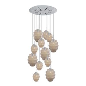 s.luce ECHOS galerijné svetlo 12 plameňov Ø 80cm vrchlík Ø 18/25cm vyobraziť