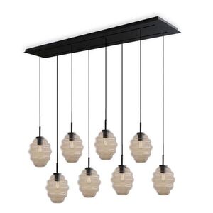 s.luce ECHOS jedálenská stolová lampa 8 svetiel 160cm 2 rady Ø 18cm vyobraziť