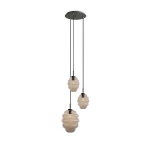 s.luce ECHOS galerijné svetlo 3 svetlá Ø 40cm baldachýn Ø 18/25cm vyobraziť