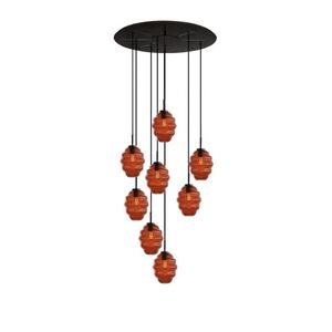 s.luce ECHOS galerijné svetlo 8-plameňové Ø 80cm baldachýn Ø 18cm vyobraziť