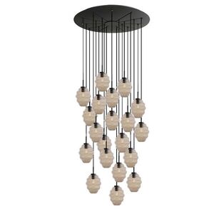 s.luce ECHOS galerijné svetlo 20 svetiel Ø 120cm baldachýn Ø 18cm vyobraziť