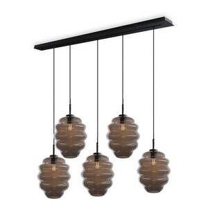 s.luce ECHOS jedálenská stolová lampa 5-plameňová 160cm vrchnák Ø 25cm vyobraziť