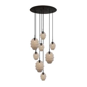 s.luce ECHOS galerijné svetlo 8-plameňové Ø 80cm baldachýn Ø 18/25cm vyobraziť