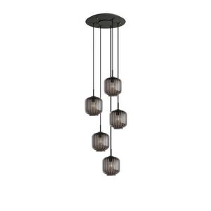 s.luce VELO 5-svetelná galériová lampa Ø 60cm baldachýn Ø 20cm vyobraziť