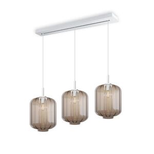 s.luce VELO jedálenská stolová lampa s 3 svetlami a baldachýnom 120cm Ø 25cm vyobraziť