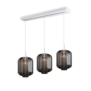 s.luce VELO jedálenská stolová lampa s 3 svetlami a baldachýnom 120cm Ø 25cm vyobraziť