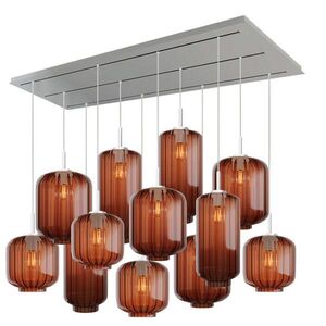 s.luce VELO lampa do jedálne 12 svetiel 200cm 3-radová Ø 18/20/25cm vyobraziť