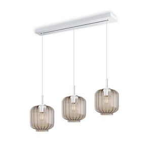 s.luce VELO jedálenská stolová lampa s 3 svetlami a baldachýnom 120cm Ø 20cm vyobraziť