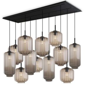 s.luce VELO lampa do jedálne 12 svetiel 200cm 3-radová Ø 18/20/25cm vyobraziť