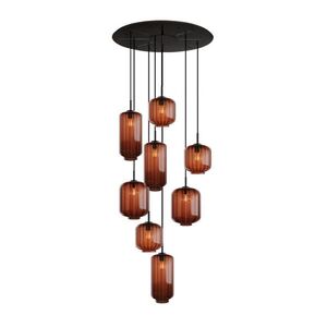 s.luce VELO gallery light 8 svetiel Ø 80cm baldachýn Ø 18/20/25cm vyobraziť