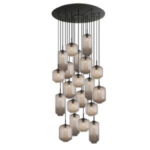 s.luce VELO galerijná lampa 20 svetiel Ø 120cm Ø 18/20/25cm vyobraziť