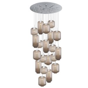 s.luce VELO galerijná lampa 20 svetiel Ø 120cm Ø 18/20/25cm vyobraziť