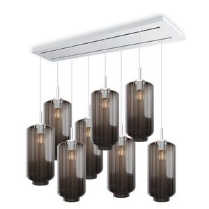 s.luce VELO jedálenská stolová lampa 8 svetiel 160cm 2-radová Ø 18cm vyobraziť