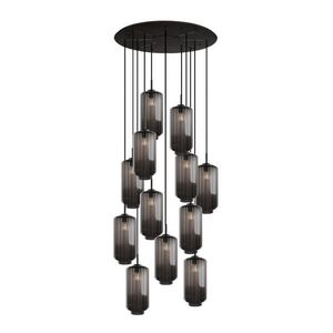 s.luce VELO galerijné svetlo 12 svetiel Ø 80cm baldachýn Ø 18cm vyobraziť