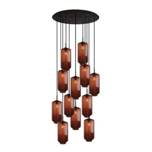 s.luce VELO galerijné svetlo 12 svetiel Ø 80cm baldachýn Ø 18cm vyobraziť
