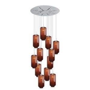 s.luce VELO galerijné svetlo 12 svetiel Ø 80cm baldachýn Ø 18cm vyobraziť