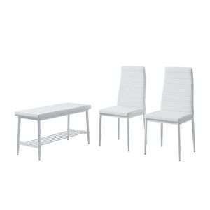 Vicco LAVICA A STOLIČKA Grand biely 85 x 46.5 cm 3-dielna súprava vyobraziť