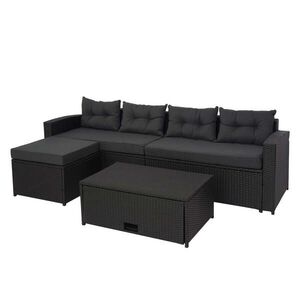 MCW POLY-RATTAN SÚPRAVA Čierna, antracitová vyobraziť