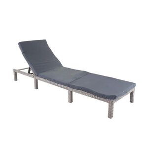 MCW POLY-RATTAN LEHÁTKO BASIC Šedá, Šedá vyobraziť