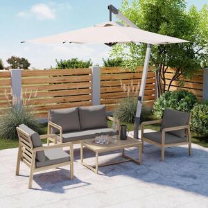 Ambia Garden SÚPRAVA ZÁHRADNÉHO NÁBYTKU 4-dielne, drevo, textil vyobraziť