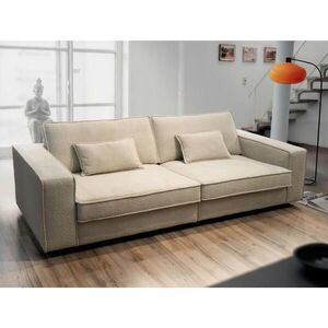 MID.YOU VEĽKÁ POHOVKA, plast, textil, kompozitné drevo, béžová vyobraziť
