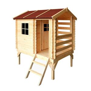 Timbela DETSKÝ DOMČEK z dreva - Š146xD181xV205 cm/1, 1m2 - M501B vyobraziť