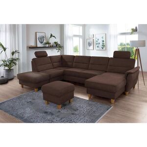 Sit & More SEDACIA SÚPRAVA, textil, tmavohnedá vyobraziť