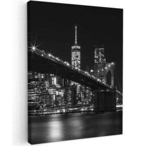MuchoWow OBRAZ NA PLÁTNE New York - Brooklyn - most 60x80 cm vyobraziť