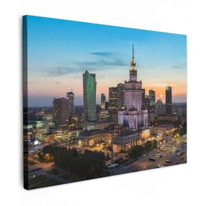 MuchoWow OBRAZ NA PLÁTNE Poľsko - Ne - Varšava 40x30 cm vyobraziť