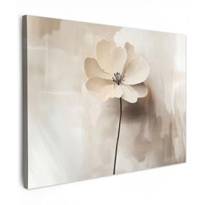 MuchoWow OBRAZ NA PLÁTNE Kvetina - béžová - farba - tieň 40x30 cm vyobraziť