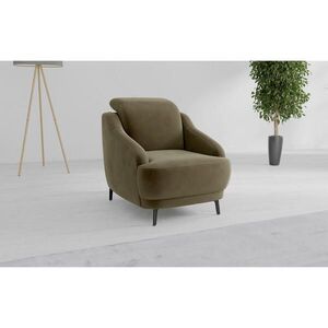 Sit & More KRESLO, textil, olivovozelená vyobraziť