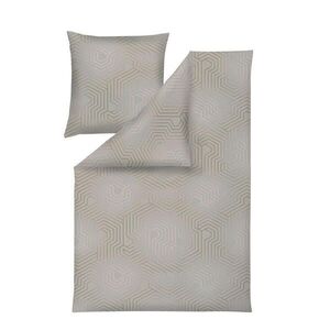 Estella POSTEĽNÁ BIELIZEŇ, flanel, taupe, 135/200 cm vyobraziť