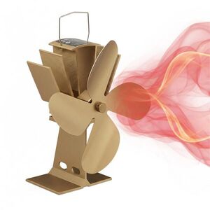 Relaxdays VENTILÁTOR bronzový hliník bez elektriny vyobraziť