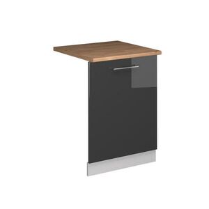 Vicco PREDNÝ PANEL UMÝVAČKY RIADU Fame-Line Antracit vysoký lesk 60 cm , AP Oak vyobraziť