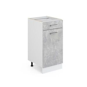 Vicco SPODNÁ SKRINKA R-Line betón 40 cm so zásuvkou, s pracovnou doskou vyobraziť