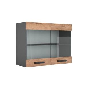 Vicco KUCHYNSKÁ SKLENENÁ SKRINKA R-Line Dub Goldkraft 80 cm vyobraziť