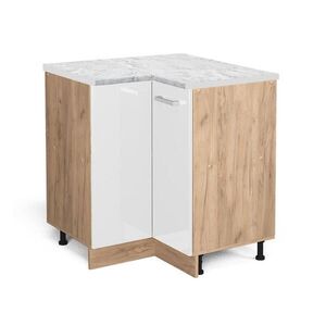 Vicco ROHOVÁ SPODNÁ SKRINKA R-Line Biely vysoký lesk 75.6 cm AP mramor vyobraziť