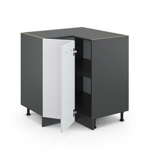 Vicco ROHOVÁ SPODNÁ SKRINKA R-Line Biely vysoký lesk 75.6 cm , AP Oak vyobraziť