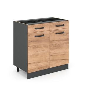 Vicco KUCHYNSKÁ SPODNÁ SKRINKA R-Line Dub Goldkraft 80 cm bez pracovnej dosky vyobraziť