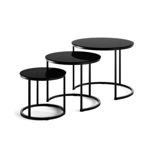 Vicco SÚPRAVA KONFERENČNÉHO STOLÍKA Montreal Sklo 55 x 55 cm 3 časti vyobraziť