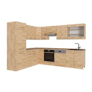 Vicco ROHOVÁ KUCHYŇA Fame-Line, Dub Goldkraft/Dub Goldkraft, 287 x 227 cm, AP Oak vyobraziť