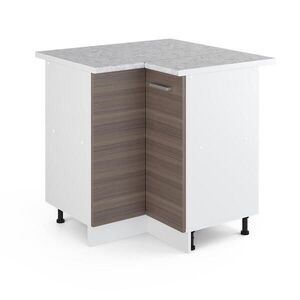 Vicco UNIVERZÁLNA ROHOVÁ SKRIŇA R-Line Šedá 75.6 cm s dvierkami, s pracovnou doskou vyobraziť